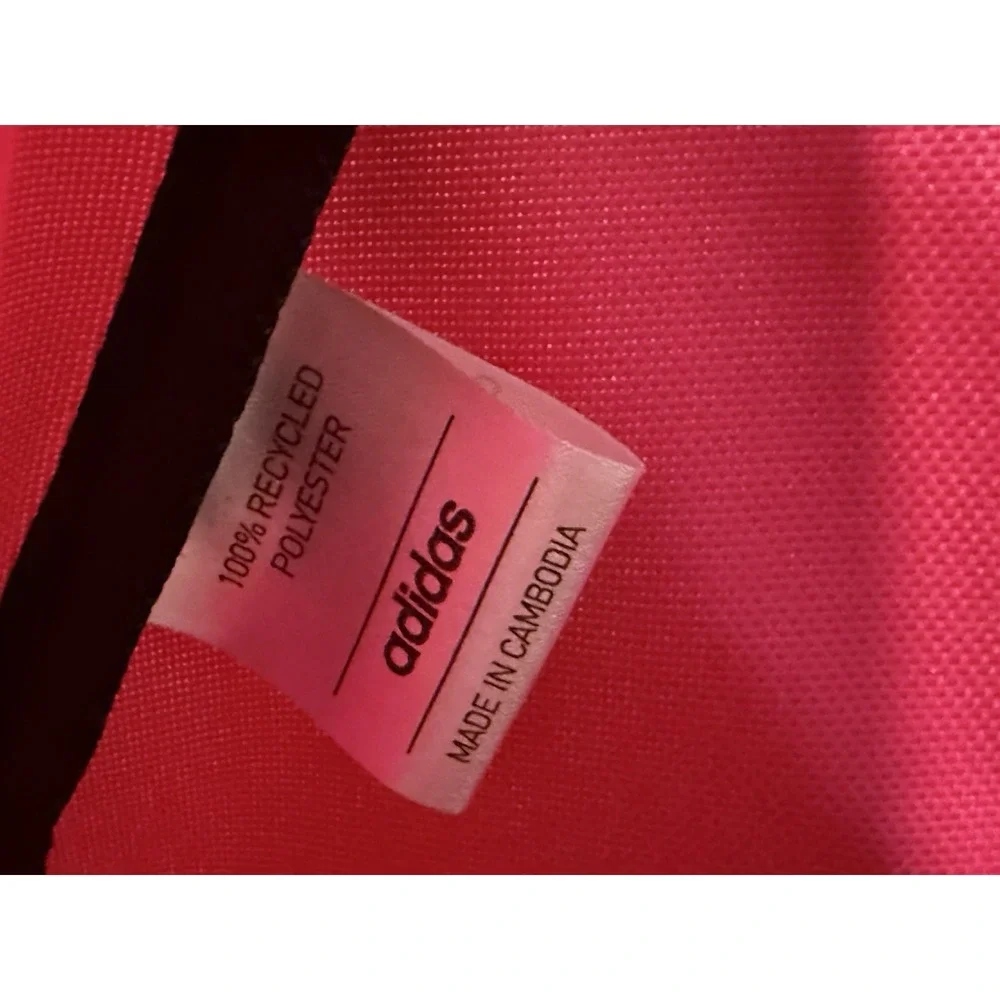 Adidas Diablo Small Duffel Bag Intense Pink Black Gym Sports Travel Carry On